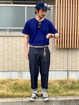  $hinih$さん（メンズ・173cm）の春コーディネート