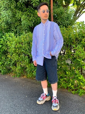  $hinih$さん（メンズ・173cm）の春コーディネート