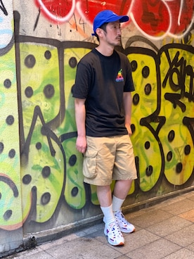 「palace」｜「アイテム（キャップ）」を使った、 $hinih$さん（メンズ・173cm）の夏コーディネート