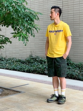 「highking（ハイキング）のアイテム（その他）」を使った、 $hinih$さん（メンズ・173cm）の夏コーディネート