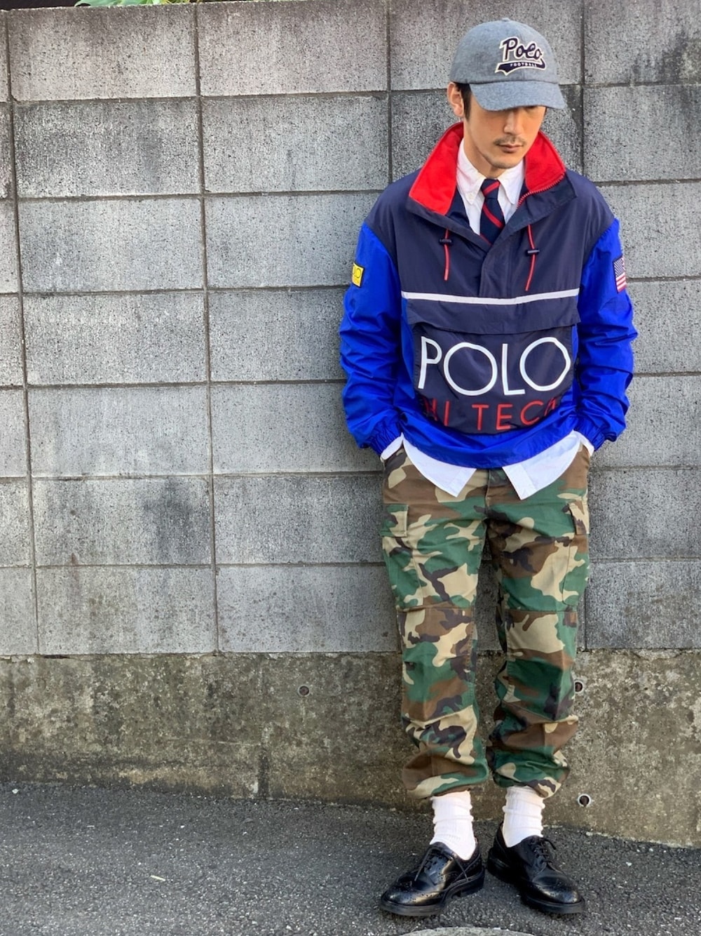  $hinih$さんの「Polo スクリプト ウール ハット（POLO RALPH LAUREN）」を使ったコーディネートの1枚目の写真