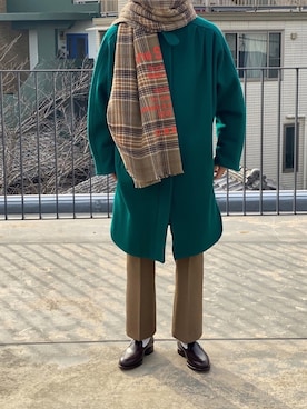 「Acne Studios（アクネストゥディオズ）のアイテム」を使った、かーりーさん（メンズ・170cm）の冬コーディネート