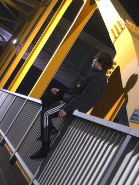 「Manhattan Portage」｜「アイテム（その他アウター）」を使った、さかけんさん（メンズ・171cm）の冬コーディネート