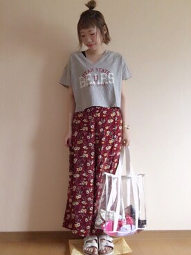 M!!!ca♥︎さん（レディース・160cm）の夏コーディネート