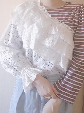 「Another Edition」｜「アイテム（アクセサリー）」を使った、M!!!ca♥︎さん（レディース・160cm）の春コーディネート