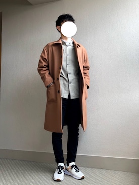 「リドム」｜「アイテム（その他アウター）」を使った、shikaさん（メンズ・176cm）の冬コーディネート