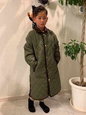 「ARCH & LINE（アーチアンドライン）のアイテム（ジャケット/アウター）」を使った、kairiさん（キッズ・127cm）の秋コーディネート