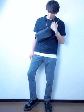 まおさん（メンズ・178cm）の夏コーディネート