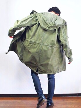「EMMA  CLOTHES」｜「アイテム（財布/小物）」を使った、まおさん（メンズ・180cm）の秋コーディネート
