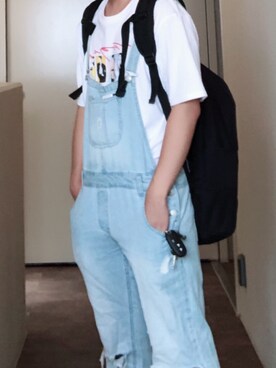 「STARTER BLACK LABEL（スターターブラックレーベル）のアイテム（Tシャツ/カットソー）」を使った、Taさん（メンズ・172cm）の夏コーディネート