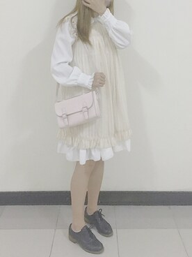 「Max Mara（マックスマーラ）のアイテム（バッグ）」を使った、Lyiiiiiaさん（レディース・162cm）の冬コーディネート