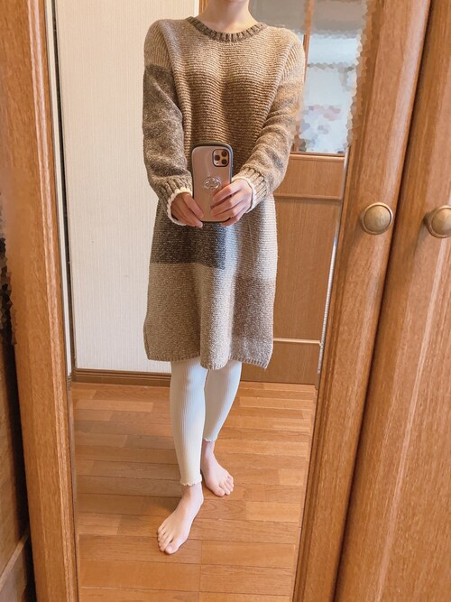 春 靴下屋のレギンス スパッツを使ったコーディネート Wear