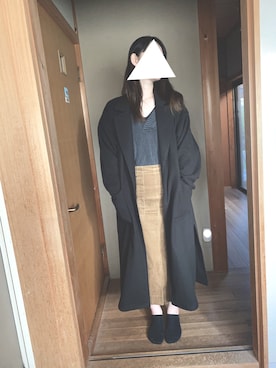 「大晦日」｜「アイテム（チェスターコート）」を使った、Na.さん（レディース・171cm）の冬コーディネート