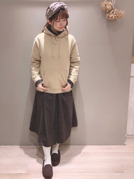 「カオリノモリ」｜「アイテム（その他）」を使った、moe_sm2さん（レディース・156cm）の冬コーディネート