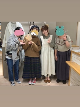 moe_sm2さん(レディース・156cm)の冬コーディネート