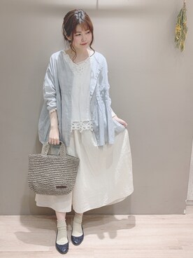 「ミントグリーン」｜moe_sm2さん（レディース・156cm）の春コーディネート