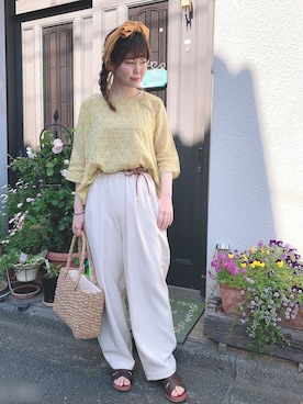 moe_sm2さん（レディース・156cm）の春コーディネート