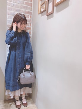 前後着スモックワンピースを使った人気ファッションコーディネート - WEAR 前後着スモックワンピースを使った人気ファッションコーディネート - WEAR