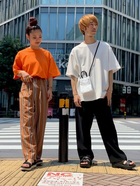 RIHONAさん（レディース・159cm）の夏コーディネート