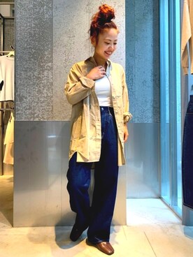 RIHONAさん（レディース・159cm）の秋コーディネート