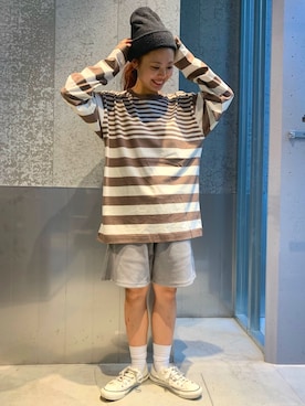 RIHONAさん（レディース・159cm）の秋コーディネート