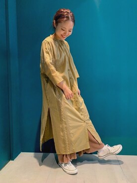 RIHONAさん（レディース・159cm）の秋コーディネート