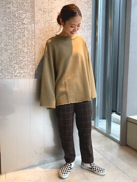 RIHONAさん（レディース・159cm）の秋コーディネート