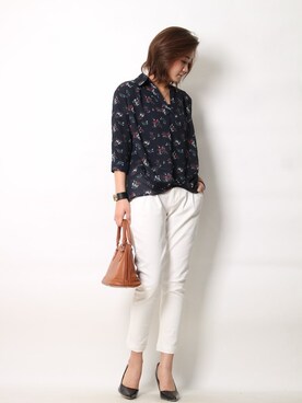 Pierrotスタッフ★大人に似合う高コスパ服をお届けさん（レディース・163cm）の春コーディネート