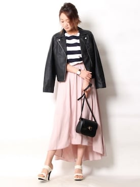 Pierrotスタッフ★大人に似合う高コスパ服をお届けさん（レディース・163cm）の春コーディネート