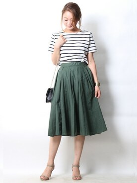 Pierrotスタッフ★大人に似合う高コスパ服をお届けさん（レディース・163cm）の夏コーディネート