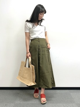 Pierrotスタッフ★大人に似合う高コスパ服をお届けさん（レディース・162cm）の春コーディネート