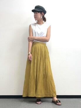 Pierrotスタッフ★大人に似合う高コスパ服をお届けさん（レディース・162cm）の夏コーディネート