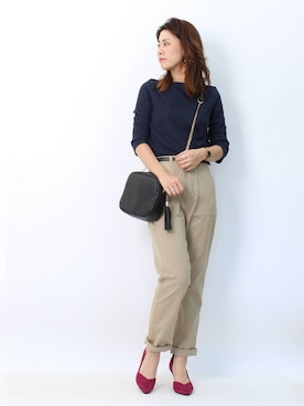 Pierrotスタッフ★大人に似合う高コスパ服をお届けさん（レディース・159cm）の秋コーディネート