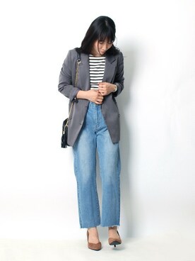 Pierrotスタッフ★大人に似合う高コスパ服をお届けさん（レディース・162cm）の秋コーディネート