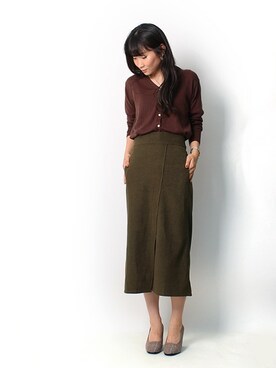 Pierrotスタッフ★大人に似合う高コスパ服をお届けさん（レディース・162cm）の秋コーディネート