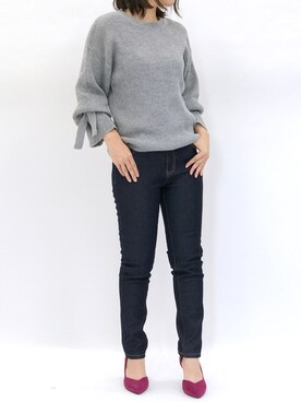 Pierrotスタッフ★大人に似合う高コスパ服をお届けさん（レディース・160cm）の冬コーディネート