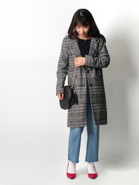 Pierrotスタッフ★大人に似合う高コスパ服をお届けさん（レディース・162cm）の冬コーディネート