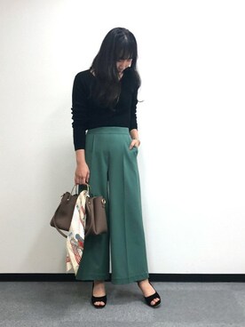 Pierrotスタッフ★大人に似合う高コスパ服をお届けさん(レディース・162cm)の冬コーディネート