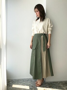 Pierrotスタッフ★大人に似合う高コスパ服をお届けさん(レディース・160cm)の春コーディネート