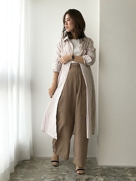 Pierrotスタッフ★大人に似合う高コスパ服をお届けさん(レディース・160cm)の春コーディネート