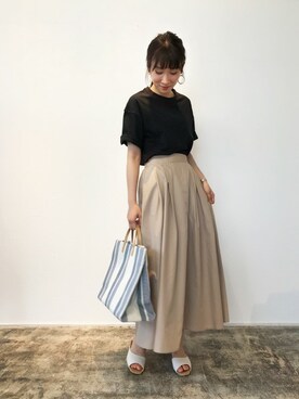 Pierrotスタッフ★大人に似合う高コスパ服をお届けさん（レディース・162cm）の夏コーディネート