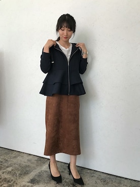 Pierrotスタッフ★大人に似合う高コスパ服をお届けさん(レディース・162cm)の秋コーディネート
