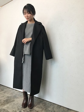 「コーディネート」｜「アイテム（チェスターコート）」を使った、Pierrotスタッフ★大人に似合う高コスパ服をお届けさん（レディース・162cm）の秋コーディネート