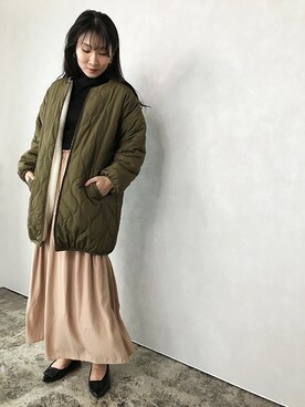 「Pierrot（ピエロ）のアイテム（その他アウター）」を使った、Pierrotスタッフ★大人に似合う高コスパ服をお届けさん（レディース・162cm）の秋コーディネート