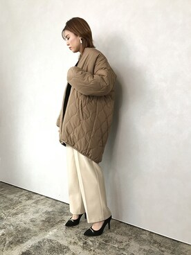 「Pierrot（ピエロ）のアイテム（その他アウター）」を使った、Pierrotスタッフ★大人に似合う高コスパ服をお届けさん（レディース・160cm）の秋コーディネート
