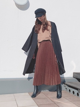 Pierrotスタッフ★大人に似合う高コスパ服をお届けさん(レディース・166cm)の冬コーディネート