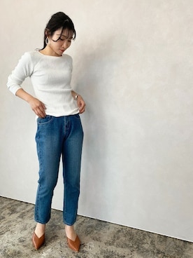 Pierrotスタッフ★大人に似合う高コスパ服をお届けさん(レディース・162cm)の冬コーディネート