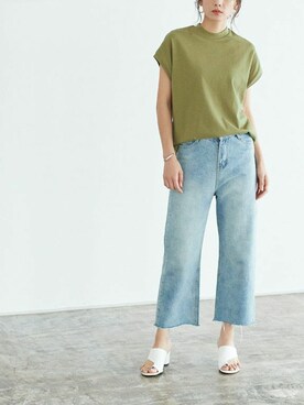 Pierrotスタッフ★大人に似合う高コスパ服をお届けさん（レディース・168cm）の夏コーディネート