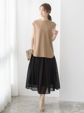 Pierrotスタッフ★大人に似合う高コスパ服をお届けさん（レディース・165cm）の夏コーディネート