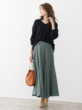 Pierrotスタッフ★大人に似合う高コスパ服をお届けさん（レディース・165cm）の秋コーディネート